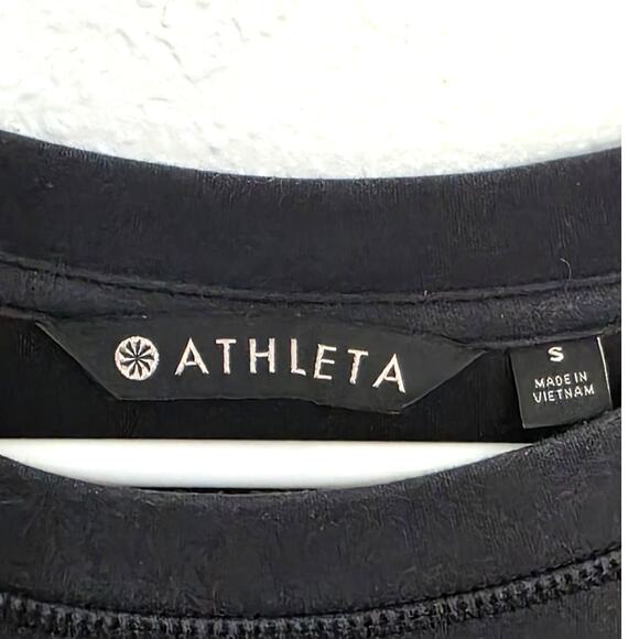 Athleta Modern Crewneck Long Sleeve Sweatshirt Black Size Small - Picture 4 of 9